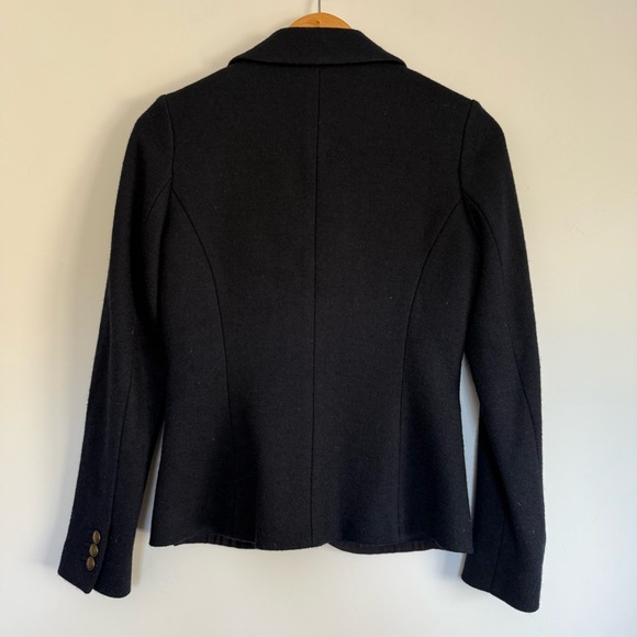 GANT Navy Blue Wool blend Blazer Size: 4 - Picture 2 of 6